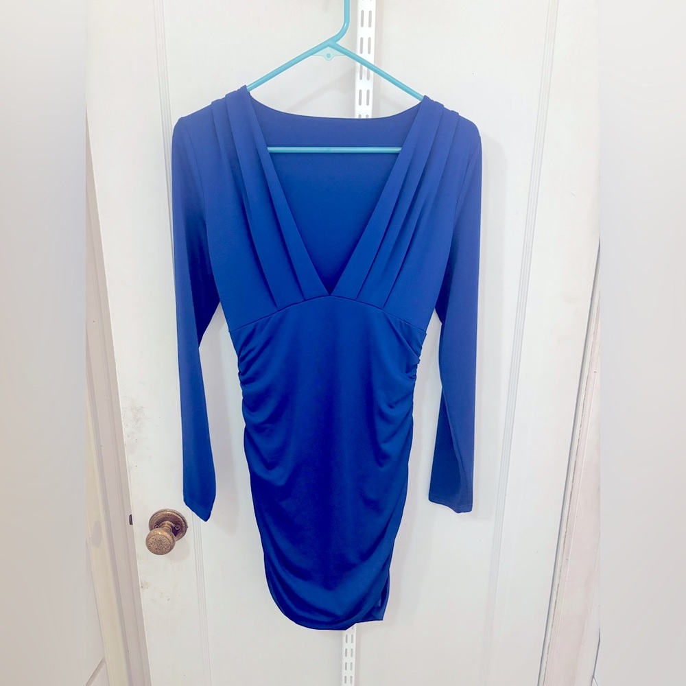 Tight Bright Blue Dress